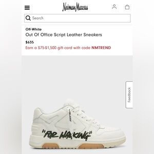 Out of Office Off White Sneakers